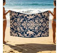Retro Beach Towel 40 x 88Inch Lightweight Travel Essentials Angel Beach Towels Oversized 100x220 Unisex Soft Comfortable Quick Dry Sand Resistant for Summer Swimming Camping Vacation Gifts SLJT-1038
