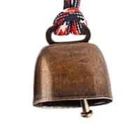 Retro Bear Bell - Outdoor Bell Iron Key Ring, Durable Hiking Accessory, Safety Alert Equipment | Great for Camping, Walking, Backpacking,