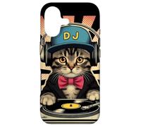 Retro Beats Feline DJ Cat Retro Synthwave Kitty Mix Case for iPhone 17
