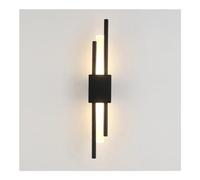 Retro Bedroom Corridor Reading Living Room Balcony Vanity Lights 4W Dimmable Strip Vintage Black Bathroom Wall Lamps & Sconces 2Pcs Modern Home Lighting Fixture Up And Down Wall Light(Black,1Pieces ri