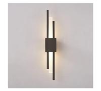 Retro Bedroom Corridor Reading Living Room Balcony Vanity Lights 4W Dimmable Strip Vintage Black Bathroom Wall Lamps & Sconces 2Pcs Modern Home Lighting Fixture Up And Down Wall Light(Black,1Pieces le