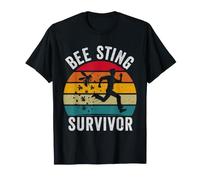 Retro Bee Sting Survivor I Survived a Bee Sting Bee Keeper T-Shirt
