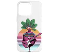 Retro Beet Beetroot Guitarist Beetroots Guitar Case for iPhone 15 Pro Max