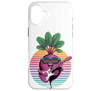 Retro Beet Beetroot Guitarist Beetroots Guitar Case for iPhone 16 Plus