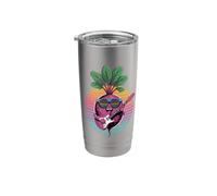 Retro Beet Beetroot Guitarist Beetroots Guitar Stainless Steel Insulated Tumbler