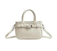 Retro Belt Buckle Tote Bag for Women Small Square Underarm Satchel | PU Leather Small Square Underarm Satchel Handbag with Detachable Adjustable Strap for Daily Use
