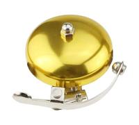Retro Bicycle Bell - Aluminum Bicycle Ring with Loud Clear Sound | Gold and Silver Bicycle Accessory for Mountain Bikes, Road Bikes and All Bikes, and Stylish
