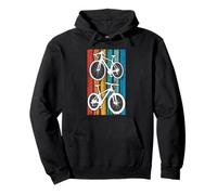 Retro Bicycle Duo Vintage Cycling Art Pro Pullover Hoodie