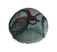 Retro Bicycle Pattern Print Elastic And Reusable Hair Bath Caps Double Waterproof Layers Bathing Hat