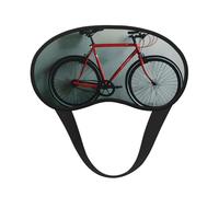 Retro Bicycle Pattern Print Sleep Eye Mask Comfortable Sleep Aid for Men Women Travel Yoga Meditation Mask