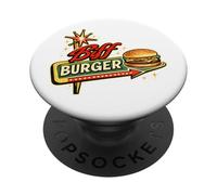 Retro Biff Burger Joint Sign Vintage Diner PopSockets Adhesive PopGrip
