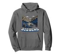 Retro Big Bend National Park Vintage Style Texas Kayak Pullover Hoodie