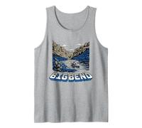 Retro Big Bend National Park Vintage Style Texas Kayak Tank Top