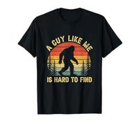 Retro Bigfoot A Guy Like Me Is Hard To Find Forest Outdoors T-Shirt