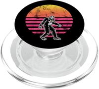 Retro Bigfoot Silhouette Sunset For Sasquatch Believers PopSockets PopGrip for MagSafe