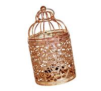 Retro Bird Cage Decors Decorative Bird Cage Holder for Centerpieces Hanging Birdcage Tealight Votive Holder Hanging Birdcage Lanterned