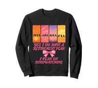 Retro Bird Lover Retirement Plan Bird Watching Mens Womens Sweatshirt
