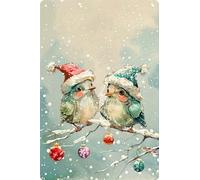 Retro Bird Tin Sign,Featuring Seasonal Birds Metal Sign,Suitable for Chinese-Style Wall Decor,Metal Poster for Cafe,Office,Classroom,Studies,Living Room,and Restaurant,8x12 inches (Bird-9)