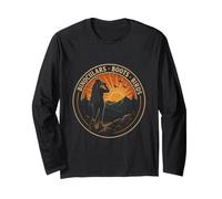 Retro Birding Binoculars Boots Birds Womens Long Sleeve T-Shirt