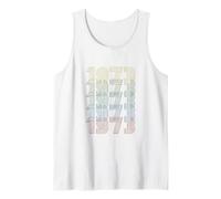 Retro Birthday Gift Men Vintage Classic 1973 Tank Top