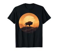 Retro Bison Animal Lover, Vintage Bison Yak Wildlife Lovers T-Shirt