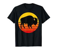 Retro Bison Animal Lover, Vintage Bison Yak Wildlife Lovers T-Shirt