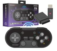 Retro-Bit Legacy16 2.4 Ghz Wireless Controller for SNES, Switch, PC, Mac, Raspberry Pi and Steam - Onyx Black (Nintendo Switch//)