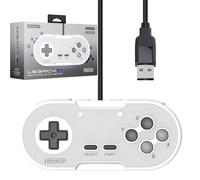 Retro-Bit Legacy16 USB Wired Controller For Steam, PC, Mac, Raspberry Pi, and Switch - Classic Grey (Nintendo Switch//)