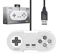 Retro-Bit Legacy16 USB Wired Controller For Steam, PC, Mac, Raspberry Pi, and Switch - Classic Grey (Nintendo Switch//)