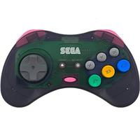 Retro-Bit Official SEGA Saturn 2.4Ghz Wireless Arcade Pad for MEGA DRIVE MINI CONSOLE, Sega Mega Drive Console, PC, Switch, macOS, Playstation 3, Steam, RetroPie, Raspberry Pi (Slate Grey)
