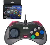 Retro-Bit Official SEGA Saturn Control Pad for Sega Saturn - Original Port - Slate Grey