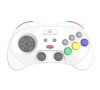 Retro-Bit SEGA Saturn Pro Wireless 2.4G Controller for SATURN / PC - White UK