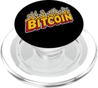 Retro Bitcoin Crypto Digital Coin Money Currency Future PopSockets PopGrip for MagSafe