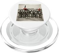 Retro Black Airmen Black History World War 2 Tuskegee Pilots PopSockets PopGrip for MagSafe