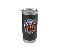 Retro Black Airmen Black History World War 2 Tuskegee Pilots Stainless Steel Insulated Tumbler