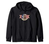 Retro Black Airmen Black History World War 2 Tuskegee Pilots Zip Hoodie
