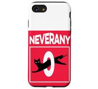Retro Black Cat with Ironic Abstinence Celibacy Message Case for iPhone SE (2020) / 7 / 8