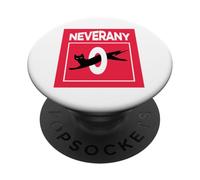 Retro Black Cat with Ironic Abstinence Celibacy Message PopSockets Adhesive PopGrip