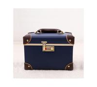 (Retro Blue (10 inches)) Net Red INS Wind Superfire Makeup Box Practice With A Large Capacity Storage Box Tattoo Toolbox Korean Version Of Korean Makeup