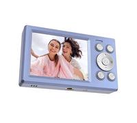 Retro Blue Digital Camera 16x Opticaled Zooming Double Screens High Resolution Imaging For Youth Photography Double Screen Vintaged Camera