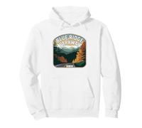 Retro Blue Ridge Mountains 70s Vintage Sunset Appalachian Pullover Hoodie