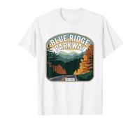 Retro Blue Ridge Mountains 70s Vintage Sunset Appalachian T-Shirt