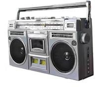 Retro Bluetooth Boombox CD Tape Player with FM/DAB+ Radio, USB Recording, Cassette Recorder for Family Gatherings and Travel, Classic 80s Style