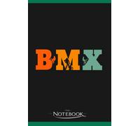Retro Bmx Biking Biker Vintage Bmxer Notebook: Wide Ruled Lined Journal Planner, Diary, Notebook| 120 pages 6x9 inches