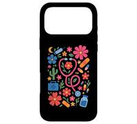 Retro Boho Floral Nurse Doctor Stethoscope RN Nursing Case for iPhone 17 Pro Max