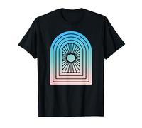 Retro Boho Sunrise Aesthetic Design T-Shirt