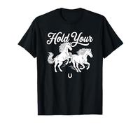 Retro Boho Trendy Hold Your Horses T-Shirt