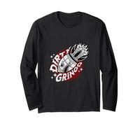Retro Bomber Nose Art Dirty Gringo Custom Motorcycle Biker Long Sleeve T-Shirt