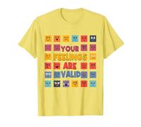 Retro Book It's Ok to - Yellow Mental Health Awareness Meme T-Shirt, Men, Lemon Yellow, Small