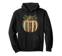 Retro Book Ornament Cozy Winter Librarian Teacher Christmas Pullover Hoodie